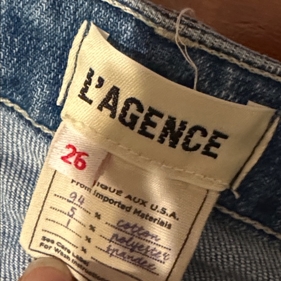 L’Agence high waisted baby bootcut light wash jeans - Picture 6 of 12